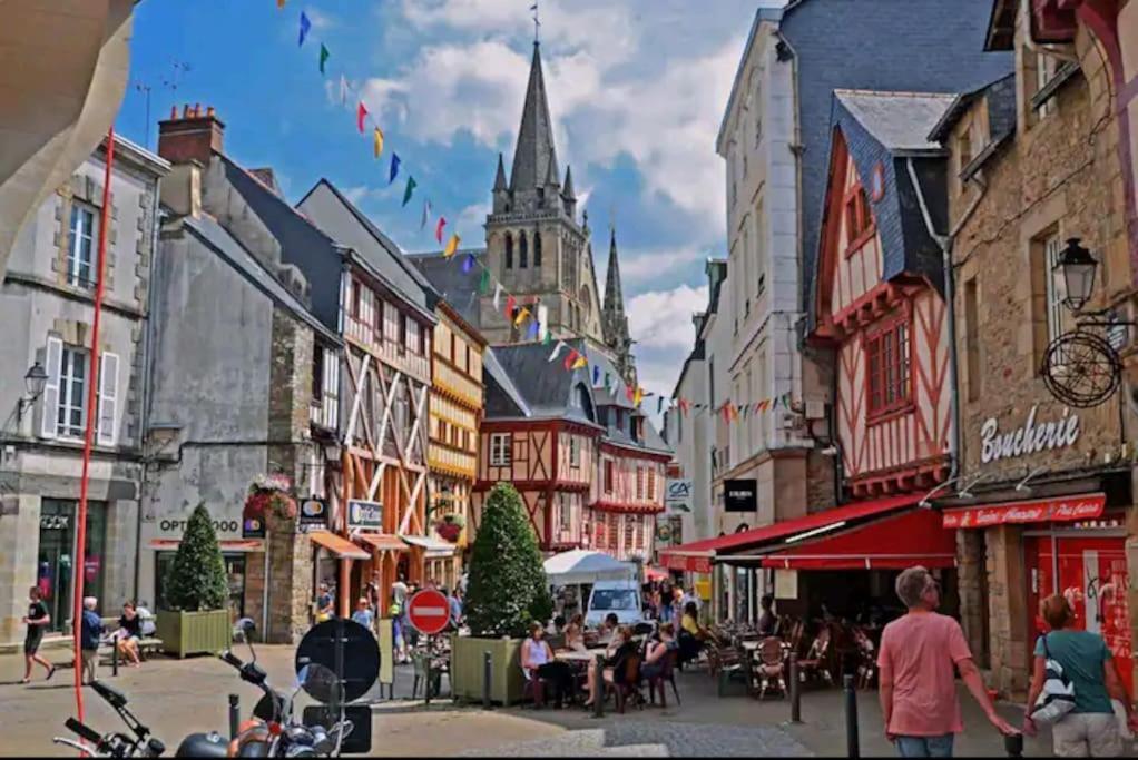 L'Incontournable, Centre Ville Petit Parking Wifi Linge En Option Vannes Ngoại thất bức ảnh